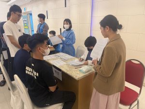 신경주대학교-경주시 보건소 외국인 유학생 홍역예방접종 실시