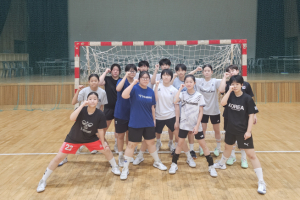 경주여자중학교, 핸드볼부 경기력 향상을 위한 합동훈련