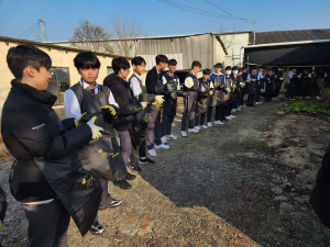 경주고등학교, 연말연시 맞아 사랑의 연탄 나눔