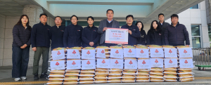 ㈜ 신라톱기계, 경주시 서면에 사랑의 쌀 기탁