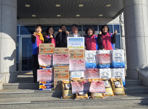 감포읍 생활개선회,‘설명절 후원품’전달