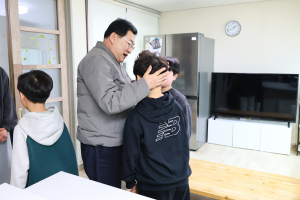 경주시, 설 명절 맞아 아동복지시설 ‘대자원’위문 방문