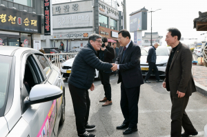 주낙영 경주시장, 설 연휴 첫날 현업기관 격려 방문