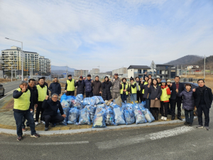 선도동행정복지센터, 설맞이 환경정비 실시