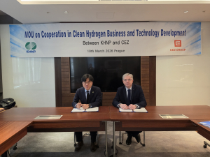한국수력원자력, 체코전력공사와 청정수소 사업 협력 업무협약 체결