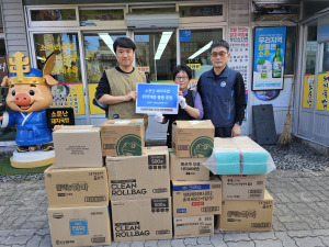 소문난돼지국밥 대표, 100만원 상당의 후원물품 전달
