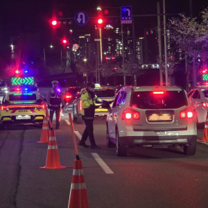 경주경찰서, 합동 음주단속 전개... 야간 사망사고 예방 ‘총력’