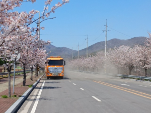 경주시, 양성자가속기 진입도로 우기 대비 환경정비 실시