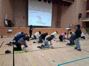 월성초, 학생 및 교직원 심폐소생술 등 응급처치 교육 실시