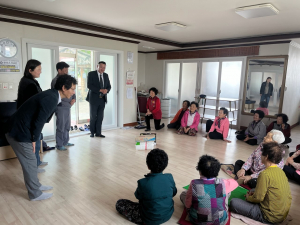 경주 황남동 청년회, 경로당 사랑의 국수 나눔