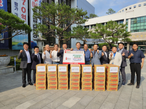 경주상공회의소 공장협의회, 취약계층 위해 국수 기탁