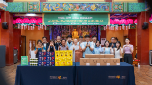 동국대 WISE캠퍼스 불교동아리, 교내 현장 근로자에 감사 선물 전달