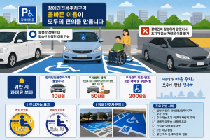 경주시, 장애인전용주차구역 불법주차 예방 홍보 강화