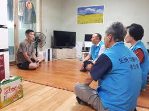 동천동지역사회보장협의체 폭염 대비 취약계층 안부확인