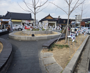 경주 도심 곳곳 태극기 물결…광복절 나라사랑 분위기 확산