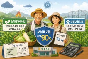 경주시, 농작물재해·농업인안전보험 보험료 최대 90% 지원