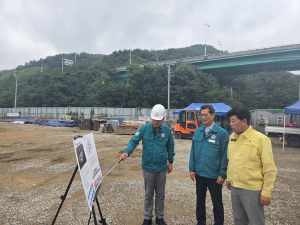 정한석 교육위원장, 칠곡특수학교·칠곡도서관 신축현장 점검