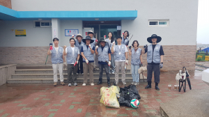 경주시시설관리공단, 오류해수욕장 성수기 환경정비 봉사활동 실시