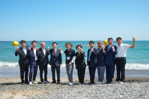 경주 봉길대왕암해변서‘문무대왕 바다수영대회’개최