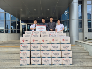 구세군동산영문, 천북면 취약계층에 한가위 명절 식료품 희망키트 60개 지원